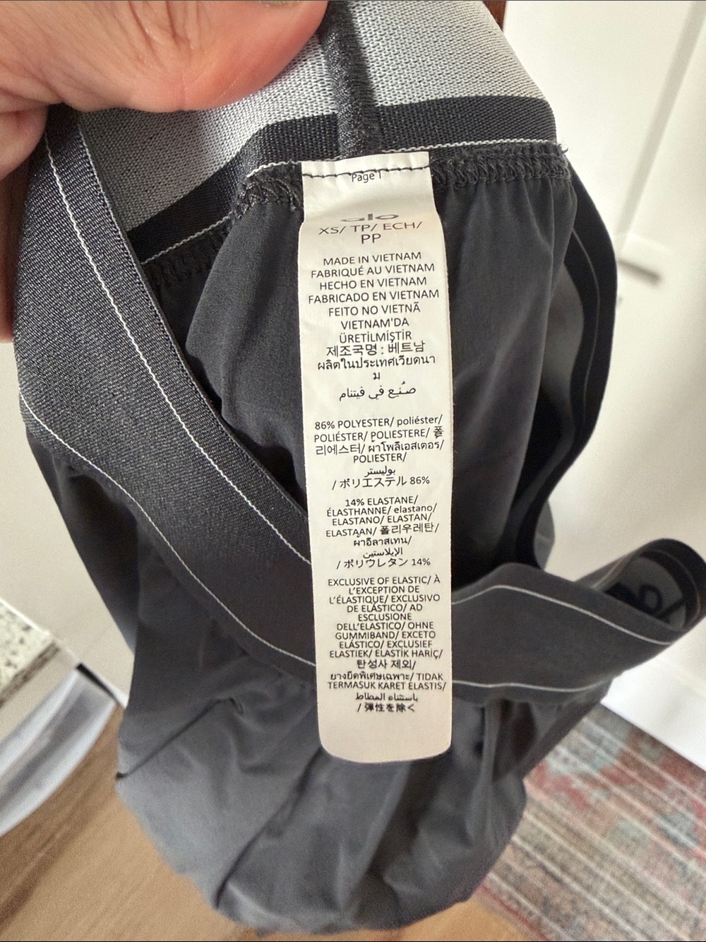 ALO XS Suit Up Trouser (Regular) - Anthracite - Gem